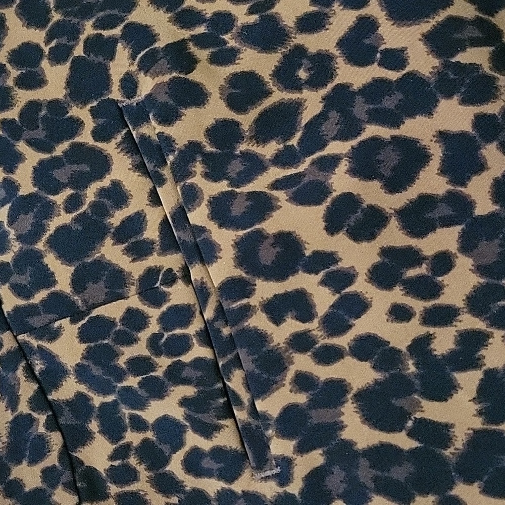 Ladies Animal Print Dress Pants - Picture 3 of 5